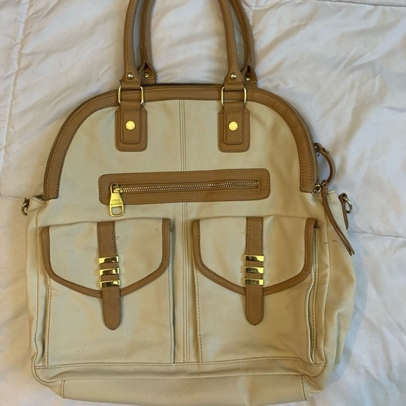 Steve Madden‎ Satchel Gold Hardware detailing Chevron Print Lining - Picture 2 of 11